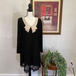 Aireal ~ Black Lace Ruffle Dress